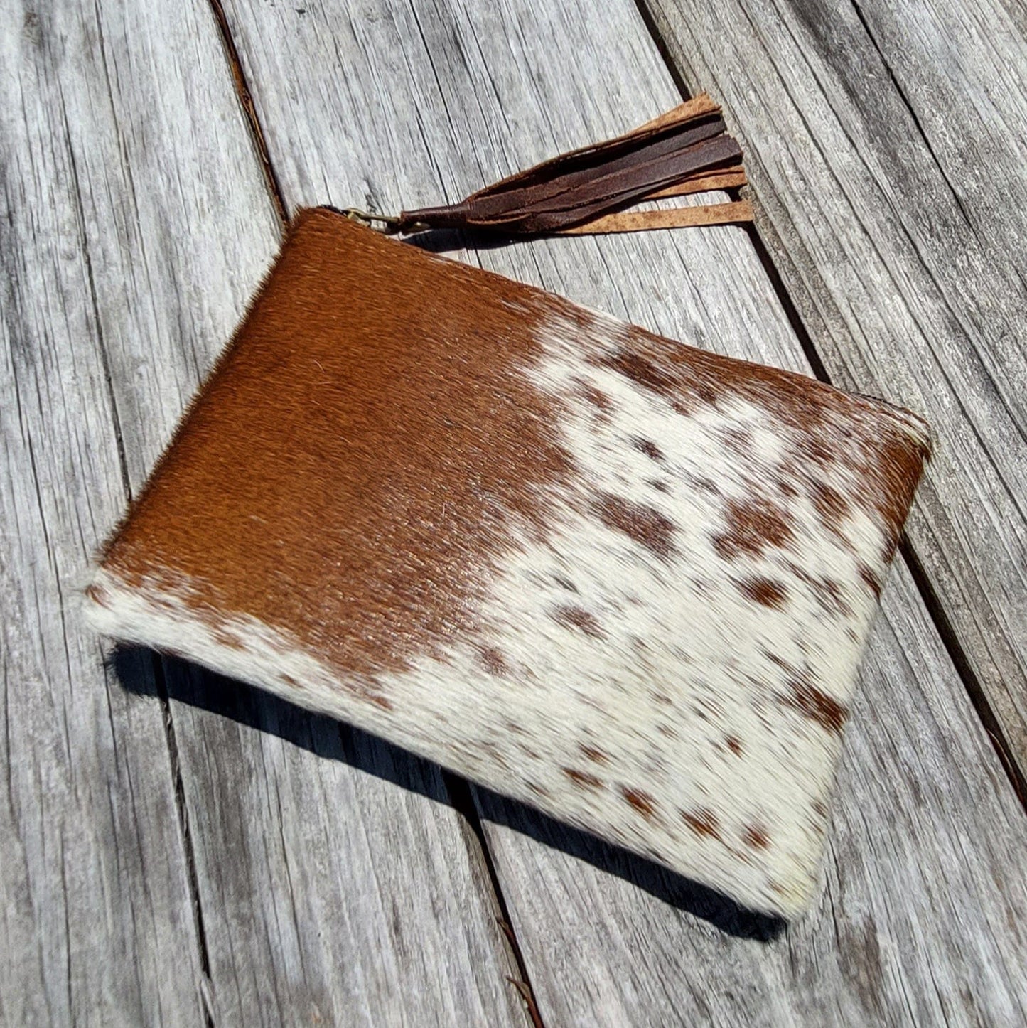 Pouch Leather and cowhide