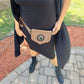 brown gemstone utility pouch adjustable belt | handmade | Etsy