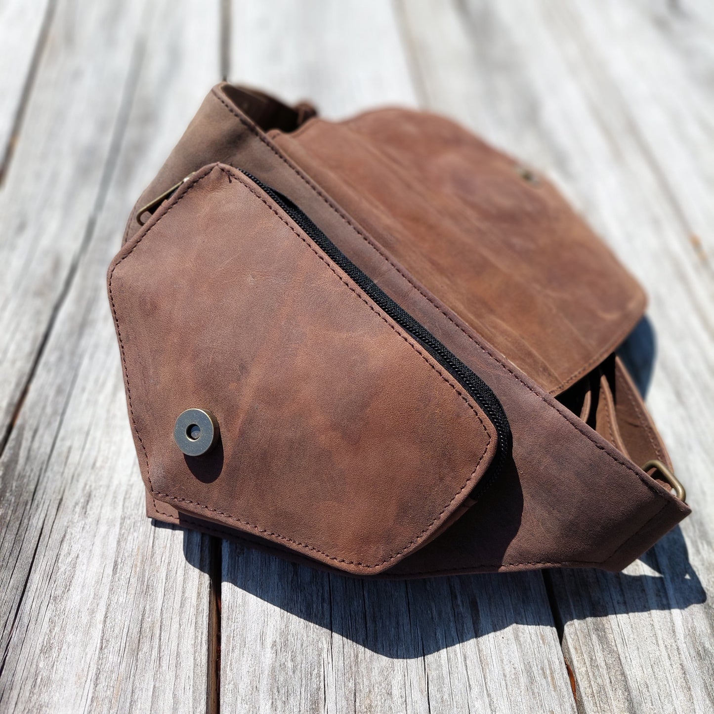 Leather belt bag | Medieval Belt Bag | Cosplay hip bag | Travel bum bag