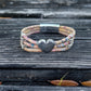 cork jewelry | bracelet | heart | detail | leatherncharm